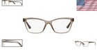 Stylish Transparent Brown Prescription Eyewear Frames - Full Rim  Lightweight