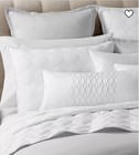Hotel Collection Basic Cane Quilted 2 Euro Shams White  270