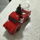 Yankee Candle Holder  Santa In Red Truck New In Box Christmas 2023