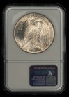 1923  1 Silver Peace Dollar - Frosty - Ngc Ms 65 - Sku-b5785