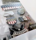 The Paper Studio New 12 X 12  Scrapbooking Kit Military Theme Usa