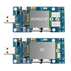 Ngff m 2  To Usb 3 0 Adapter With Auxiliary Power And Dual Nano Sim Card Slot