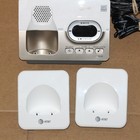 At t El52313 3 Handset Cordless Phone Answering System Large Buttons Tested