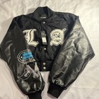 Vintage Jacket Mens Size Small Black New But There Is A Small Hole On The Back