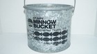 Stumpy Galvanized Non Floating 8 Qt Minnow Bucket By Frabill