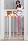 36 In H Extra Tall Walk Thru Baby Safety Gate Pet Fence Indoor Security Doorway