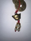 Chinese Feng Shui Hanging Ornament With Five Emperor Coins 