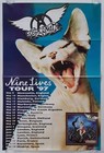 Aerosmith Original Tour Poster - 1997 Nine Lives European Tour