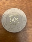   50 Silver Slipper Casino Las Vegas Silver Slipper Casino Poker  Chip