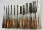 Vintage Set Of Eleven Buck Brothers Firmer Chisels