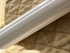 Old School Bmx Fluted Seat Post Crmo Stamped White 22 2 Schwinn Redline Vintage 