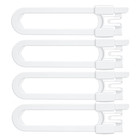 Baby Sliding Cabinet Locks - 4 Pack Adjustable U Shaped Child Safety Locks child