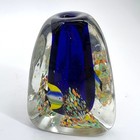 Vintage Murano Barbini Cenedese Italian Art Glass Fish Aquarium Paperweight
