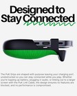 Puk Phone Gaming Grip - Black   Green Ergonomic Mobile Game Handle With 
