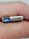Vintage 925 Sterling Silver And Blue Topaz Ring Size 8