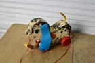 Vintage Fisher Price Playful Puppy Pull Toy 626