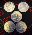 Lot Of  5  1 Oz  999 Fine Siiver Buffalo Rounds   5 Troy Oz Total Bu