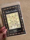 Vtg Basket Sampler Quilt Kit Glad Creations  107 Blue Fabric 70x88 Ready To Sew