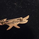 Vintage American Bell Trading Post Turquoise Sterling Silver Roadrunner Brooch