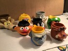 1990 s Lot Of 8 Looney Tunes Disney Mugs cups Wili Coyote  Pumba Percy   vintage
