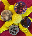Lot 4 Cyndi Lauper Sez She Bop Pin Vintage 80 s Button Badge Pinback Mutza Rella