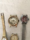 Vintage antique Lot Of 6 Gold   Silver Tone Watched