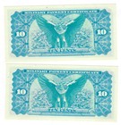 2 Consecutive Mpc Series 692 U s      10 Cents fancy Sn   Gift  Mpdf