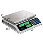 66lbs Digital Weight Scale Price Computing Retail Count Scale Food Meat Scales