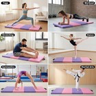 4 Panel Folding Gymnastics Gym Mat Fitness Yoga Stretch Workout Gym Tumbling Pad