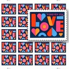 2021 Usps Sheet Of 20 First Class Letter Stamps Love 78  