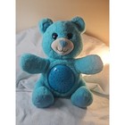 Blue Teddy Bear Night Light Star Projector Plush Soother Musical Sleep Toy