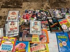Huge Vintage Baseball Pack   Card Lot  over 50 Sealed Packs  Oddball Scratch Off