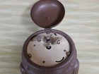 Westclox Kal Klok Crackle Paint Beautiful Condition Thermometer Top  Working