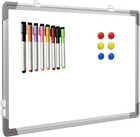 Double-sided Dry Erase Board Small Magnetic Wall Mounted Whiteboard 16  X 12 