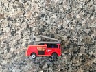 Vintage 1981 Matchbox Red Snorkel Firetruck With Extended Bucket W fireman