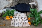 Wooden Handmade Norse Runes 25 Pcs Norse Elder Futhark