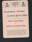 Rare British India Stamps 1911 Coronation Durbar Souvenir Folder 