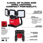 Milwaukee 2368-20 M18 Rover Dual Power 3 Fold Portable Flood Work Light