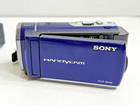 Sony Dcr-sx44 Handycam Camcorder  blue  W  4gb Internal Storage W  Charger Works
