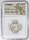 Attica  Athens Ar Tetradrachm Ancient Greek Silver Owl Coin 440-404 Bc - Ngc Au