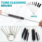 12 Pcs Glass Tube Cleaner Brush Set Bottle Straw Hose Aquarium