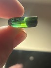 11 Ctw Virgem De Lapa Green-blue Tourmaline With Inclusion At Base 