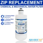  3 Pack Of  Zip 93701 Compatible Replacement Water Filter Cartridge
