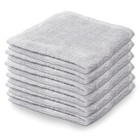 Organic Baby Washcloths - 10 x10  Soft Cotton Baby Towels - Pack Of 6 Multipu   