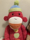 Lot Of  10  Sock Monkey Plush Dan Dee Easter Happy Birthday 7    To 42      Picture