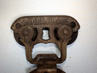 Antique Sure Grip Stay On Cast Iron Barn Door Rollers Hanger Hardware