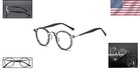 Elegant Retro Oval Prescription Glasses - Unisex Fashion Frame 47-26-150mm