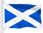 Usa American Flag   Scotland Scottish Flag 3x5ft Combo Printed 150d Polyester