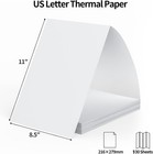 100-1000sheets 8 5 x11 a4 Thermal Paper Us Letter Size For M08f M834 Mt800 Pj762
