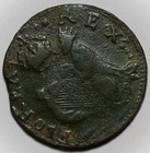 C 1670 New Jersey St  Patrick Farthing  Martin 4i 1-gj 1 - Copper Colonial Coin